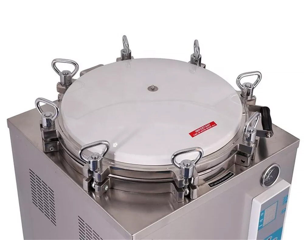 JIBIMED LS-LD 35L/ 50L/ 75L/ 100L/ 120L/ 150L Vertical Pressure Steam Autoclave Sterilizer 105℃ - 134℃ LED Display